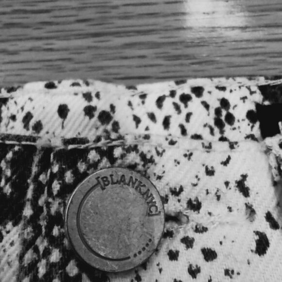 BlankNYC python snake print denim mini skirt 26 2 - Picture 8 of 11